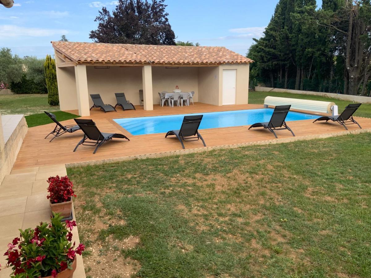 Gite Les Oliviers 10 Pers Piscine Au Calme 4 Etoiles Saint-Laurent-la-Vernède Εξωτερικό φωτογραφία